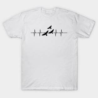 heart beat- birds T-Shirt